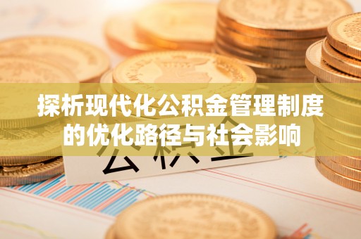 西沙探析现代化公积金管理制度的优化路径与社会影响