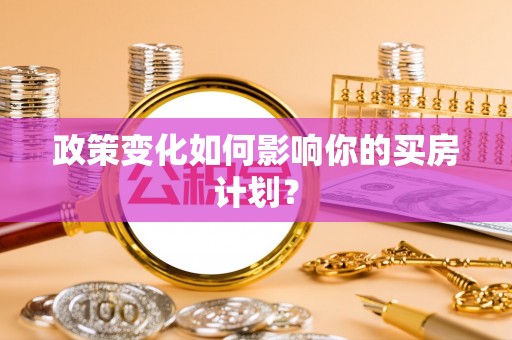 西沙政策变化如何影响你的买房计划？