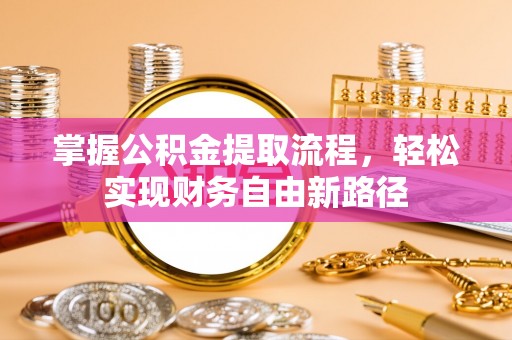 西沙掌握公积金提取流程，轻松实现财务自由新路径